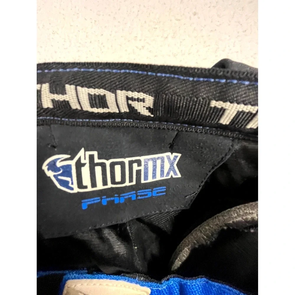 Thor MX Phase Off Road Motocross Pants Mens 30 Blue Dirt Bike Riding Outdoor